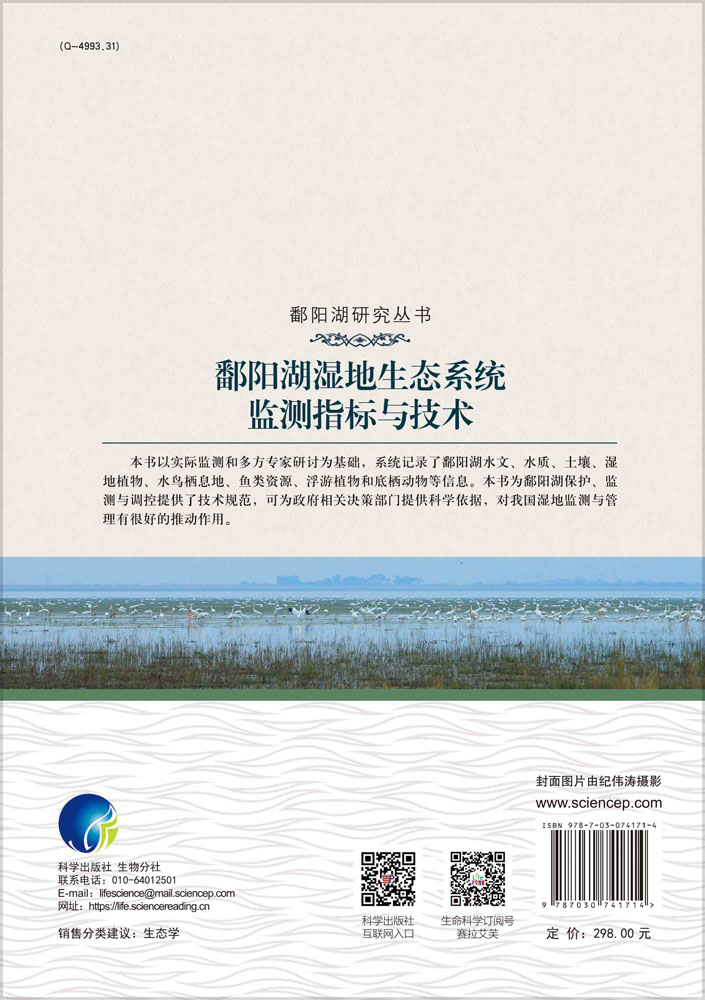 鄱阳湖湿地生态系统监测指标与技术